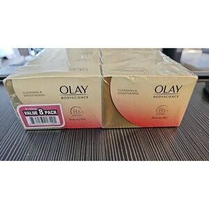 Olay Body Science Cleansing & Smoothing B3 + Peptides Beauty Bar 8 Pack